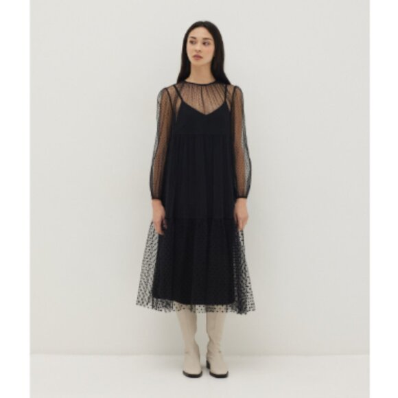 Love Bonito Leighton Polka Dot Tulle Dress - Picture 1 of 9